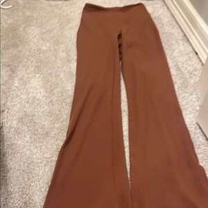 Lululemon Athletica Brown Wide Leg Pants